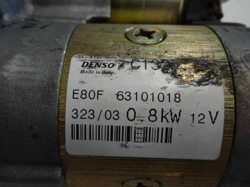 MOTOR ARRANQUE FIAT PUNTO BERLINA 2004 1.2 (60 CV)