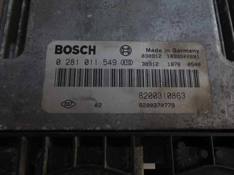 CENTRALITA MOTOR UCE RENAULT SCENIC II 2003 1.9 DCI D (120 CV)