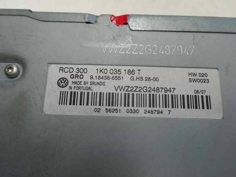 SISTEMA AUDIO RADIO CD VOLKSWAGEN PASSAT VARIANT 2007 2.0 TDI (140 CV)