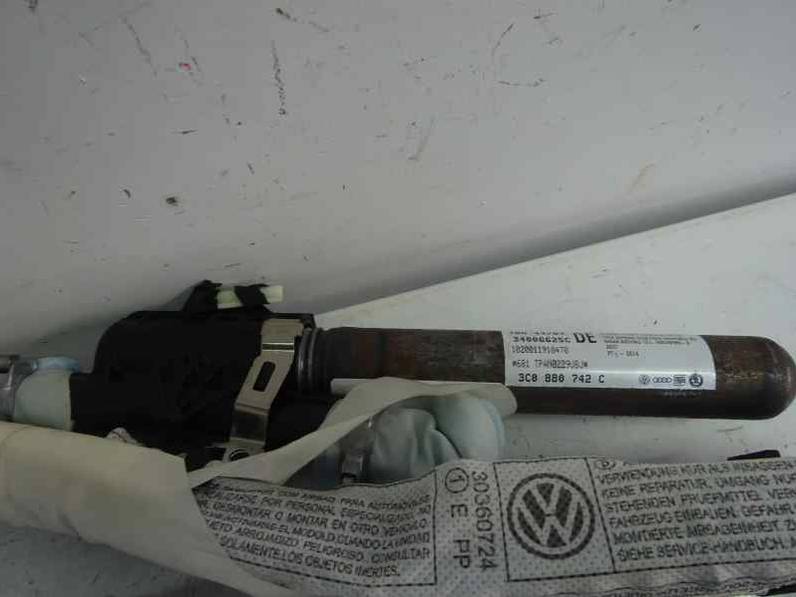 AIRBAG CORTINA DELANTERO DERECHO VOLKSWAGEN PASSAT VARIANT 2007 2.0 TDI (140 CV)
