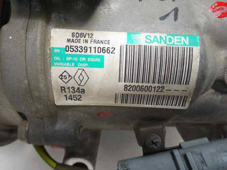 COMPRESOR AIRE ACONDICIONADO RENAULT CLIO III 2007 1.5 DCI D (68 CV)