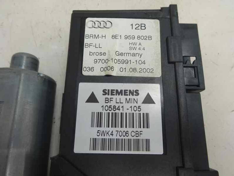MOTOR ELEVALUNAS DELANTERO DERECHO AUDI A4 BERLINA 2002 2.5 V6 24V TDI (180 CV)
