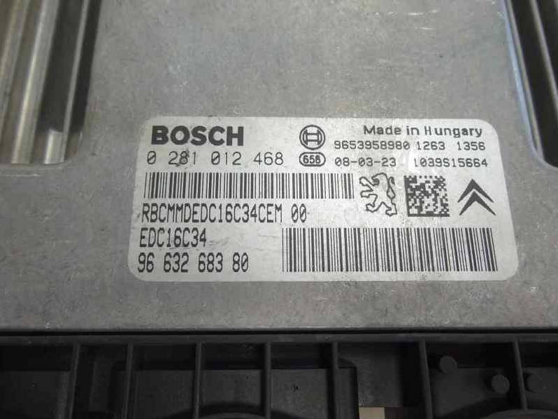 CENTRALITA MOTOR UCE CITROEN XSARA PICASSO 2008 1.6 16V HDI (90 CV)