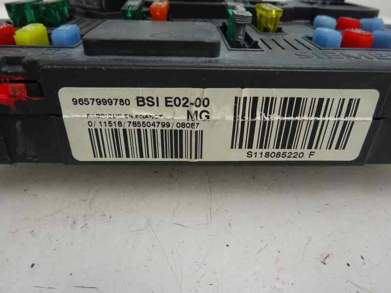 CAJA RELES FUSIBLES CITROEN XSARA PICASSO 2008 1.6 16V HDI (90 CV)