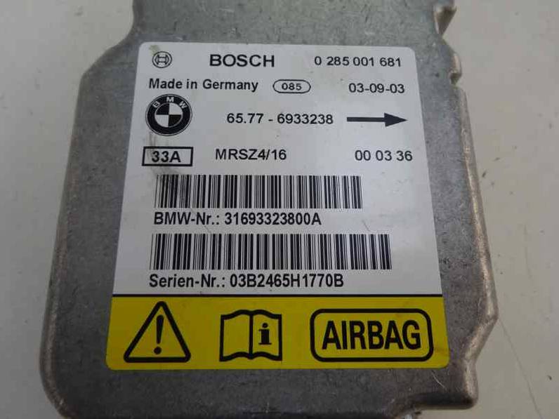 CENTRALITA AIRBAG BMW SERIE 3 BERLINA 2000 2.0 16V D (136 CV)