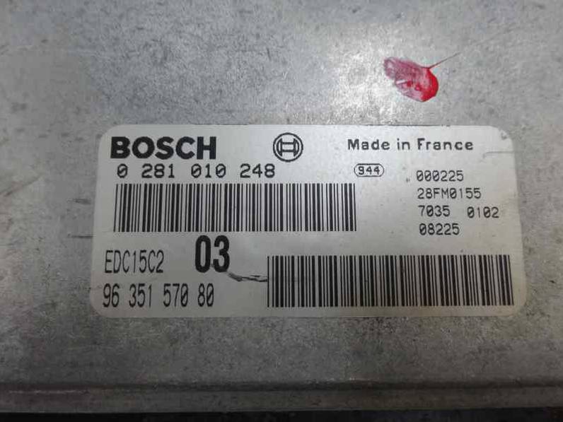 CENTRALITA MOTOR UCE PEUGEOT 406 BERLINA 2000 2.0 HDI (109 CV)