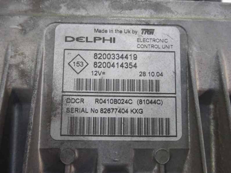CENTRALITA MOTOR UCE RENAULT MEGANE II BERLINA 3P 2004 1.5 DCI D (101 CV)