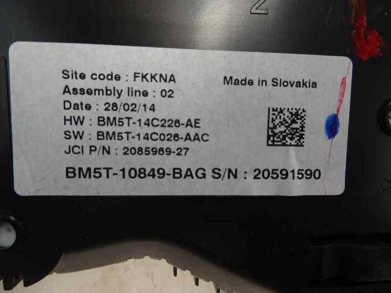 CUADRO INSTRUMENTOS FORD FOCUS LIM 2014 1.0 ECOBOOST (125 CV)