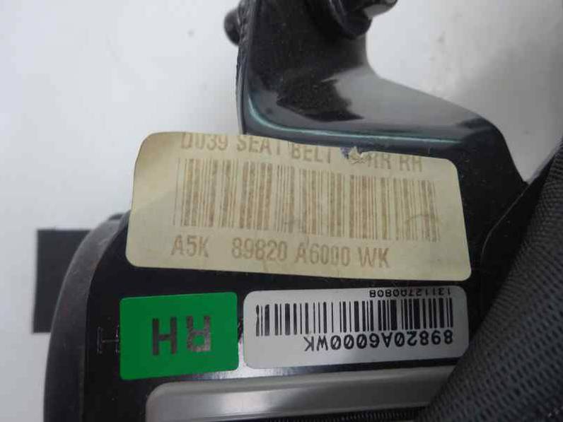 CINTURON SEGURIDAD TRASERO DERECHO KIA CEE D 2014 1.6 CRDI (128 CV)