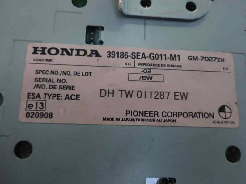 MODULO ELECTRONICO HONDA ACCORD BERLINA 2005 2.2 CTDI (140 CV)