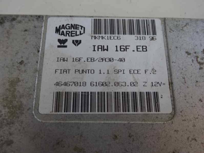 CENTRALITA MOTOR UCE FIAT PUNTO BERLINA 1997 1.1 (54 CV)