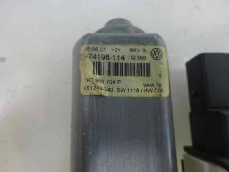 MOTOR ELEVALUNAS TRASERO DERECHO VOLKSWAGEN PASSAT BERLINA 2007 2.0 TDI (140 CV)