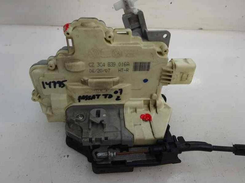 CERRADURA PUERTA TRASERA DERECHA VOLKSWAGEN PASSAT BERLINA 2007 2.0 TDI (140 CV)