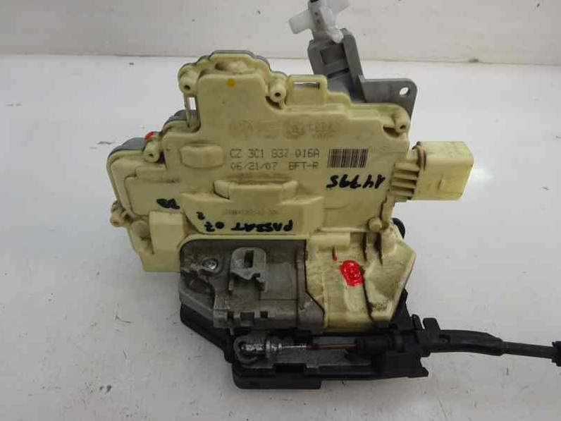 CERRADURA PUERTA DELANTERA DERECHA VOLKSWAGEN PASSAT BERLINA 2007 2.0 TDI (140 CV)