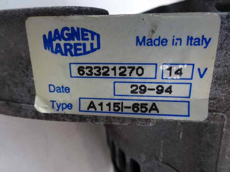ALTERNADOR FIAT PUNTO BERL 1994 1.2 (73 CV)