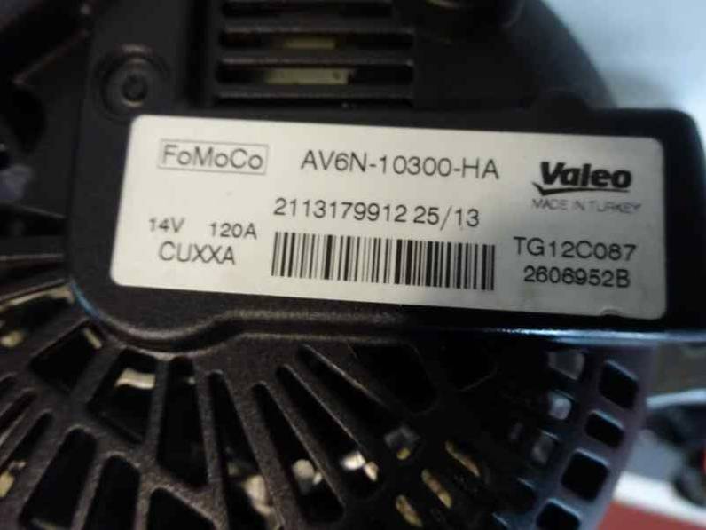 ALTERNADOR FORD FIESTA 2013 1.25 16V (82 CV)