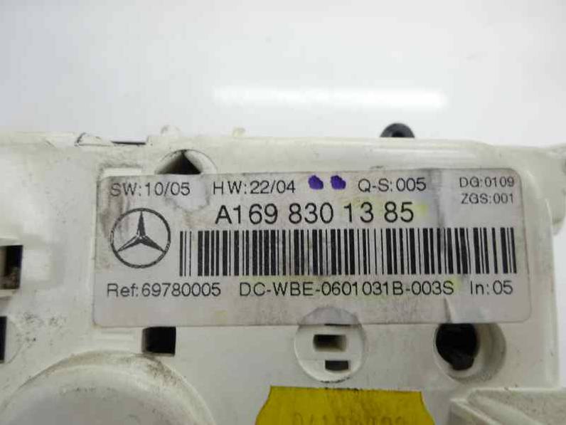 MANDO CLIMATIZADOR MERCEDES CLASE A 2004 2.0 CDI (82 CV)