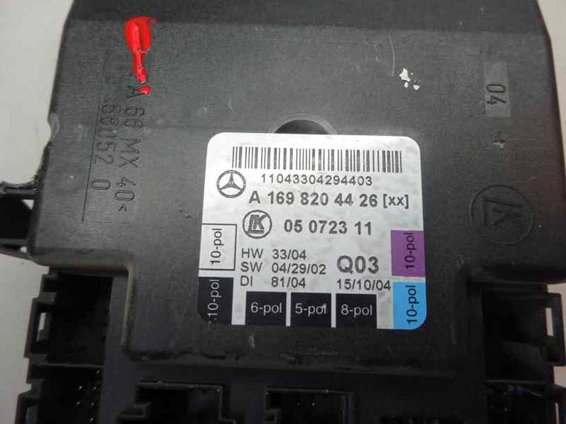 MODULO CONFORT MERCEDES CLASE A 2004 2.0 CDI (82 CV)