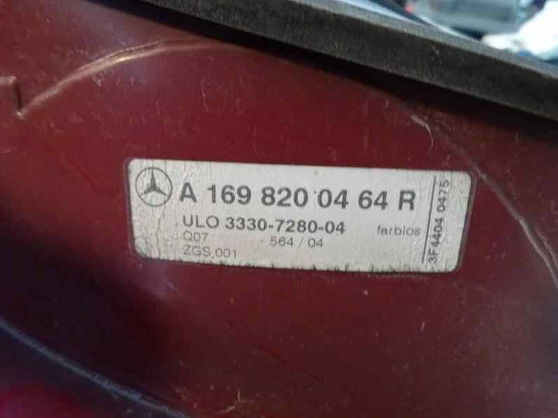 PILOTO TRASERO DERECHO MERCEDES CLASE A 2004 2.0 CDI (82 CV)