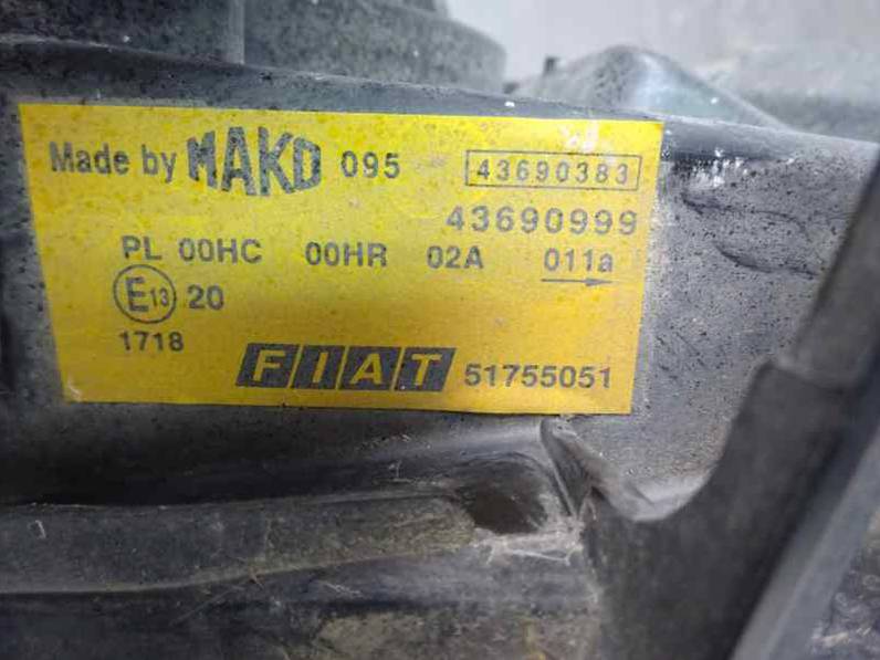 FARO IZQUIERDO FIAT DOBLO 2006 1.3 16V JTD (75 CV)