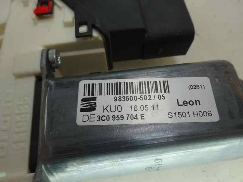 MOTOR ELEVALUNAS TRASERO DERECHO SEAT LEON 2011 1.6 TDI (105 CV)