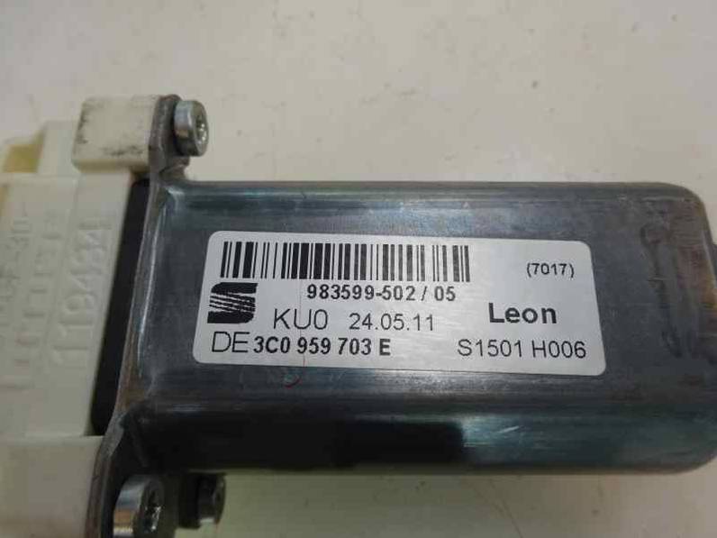 MOTOR ELEVALUNAS TRASERO IZQUIERDO SEAT LEON 2011 1.6 TDI (105 CV)