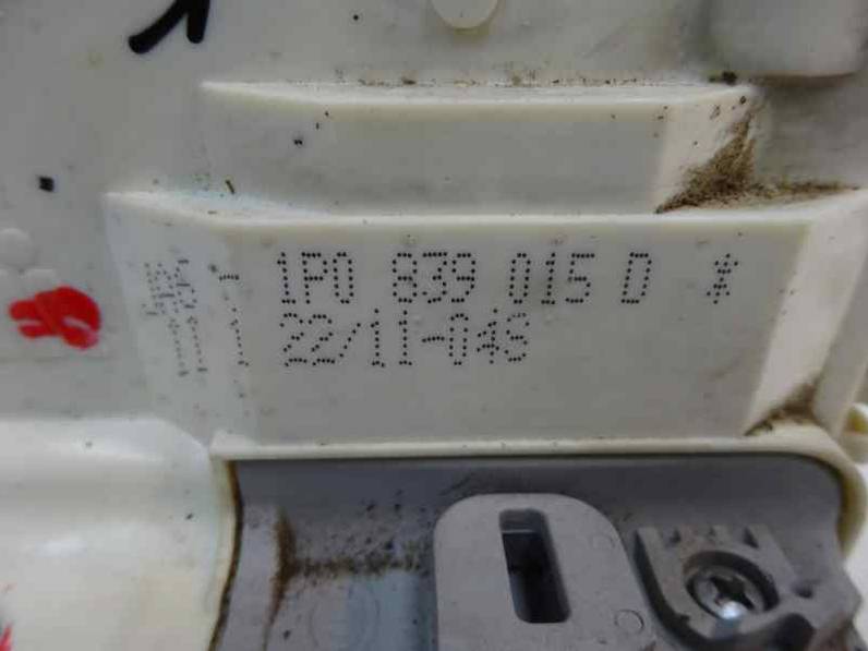 CERRADURA PUERTA TRASERA IZQUIERDA SEAT LEON 2011 1.6 TDI (105 CV)