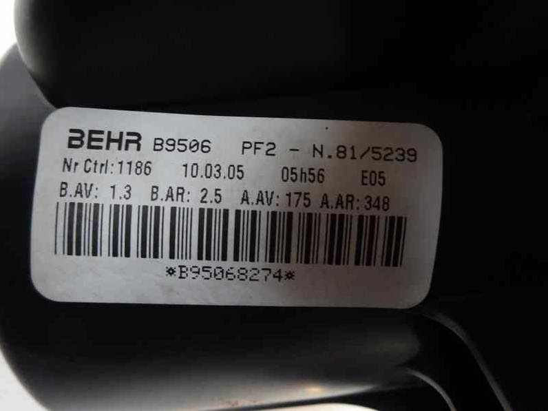 MOTOR CALEFACCION CITROEN C4 BERLINA 2005 1.6 HDI (109 CV)