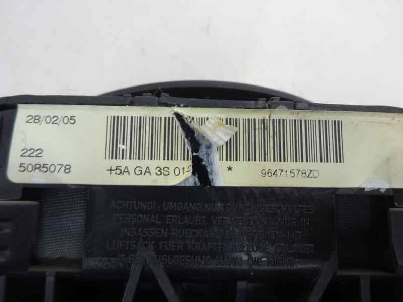 AIRBAG DELANTERO IZQUIERDO CITROEN C4 BERLINA 2005 1.6 HDI (109 CV)