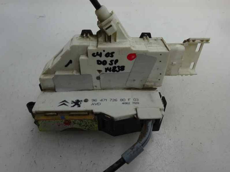 CERRADURA PUERTA DELANTERA DERECHA CITROEN C4 BERLINA 2005 1.6 HDI (109 CV)