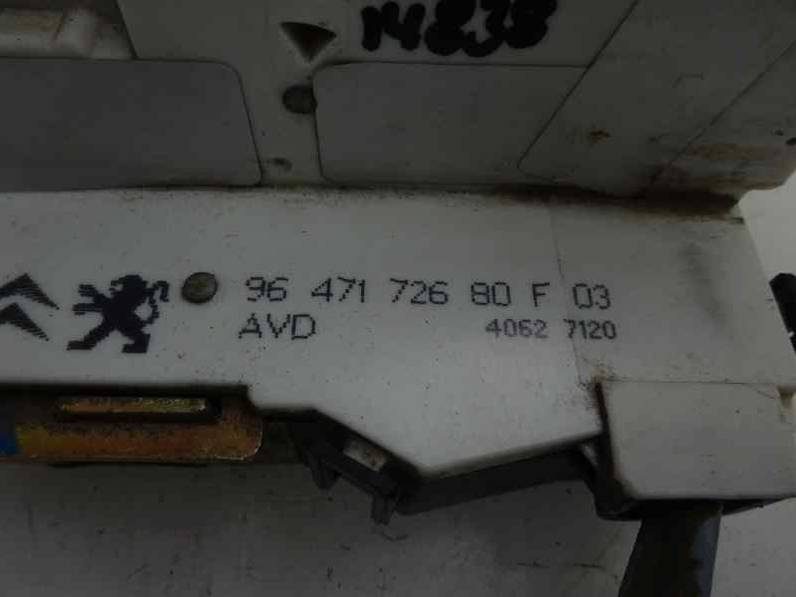 CERRADURA PUERTA DELANTERA DERECHA CITROEN C4 BERLINA 2005 1.6 HDI (109 CV)