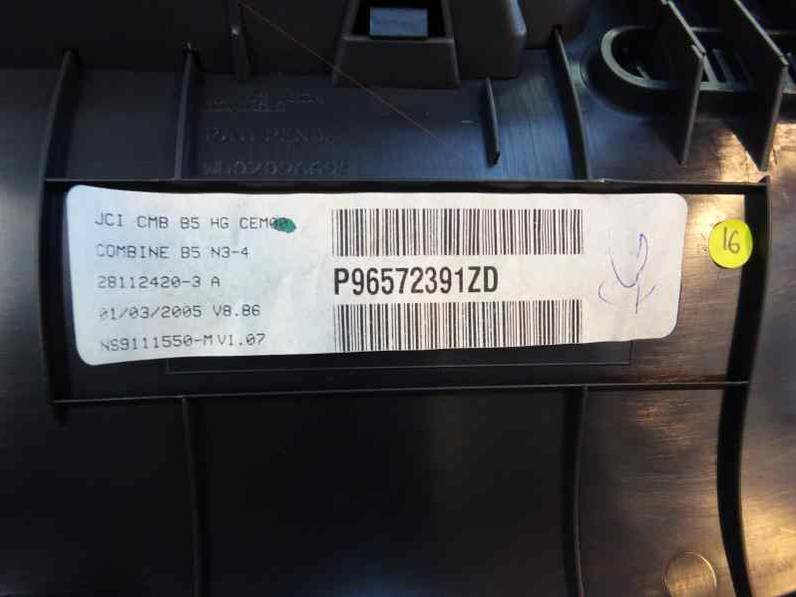 CUADRO INSTRUMENTOS CITROEN C4 BERLINA 2005 1.6 HDI (109 CV)