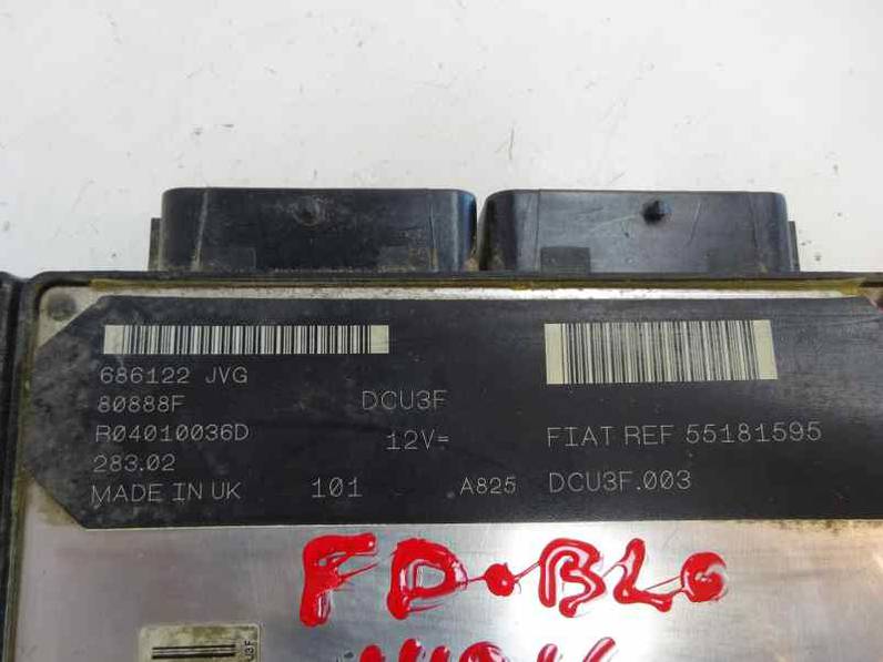 CENTRALITA MOTOR UCE FIAT DOBLO 2003 1.9 D (63 CV)