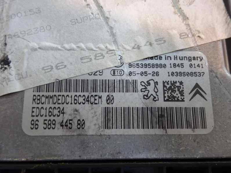 CENTRALITA MOTOR UCE PEUGEOT 307 2005 1.6 HDI (109 CV)