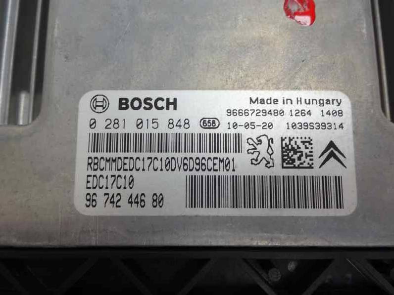 CENTRALITA MOTOR UCE PEUGEOT 207 2011 1.6 HDI FAP (109 CV)