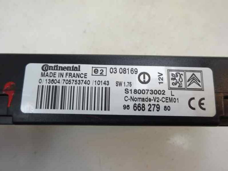 MODULO ELECTRONICO PEUGEOT 207 2011 1.6 HDI FAP (109 CV)