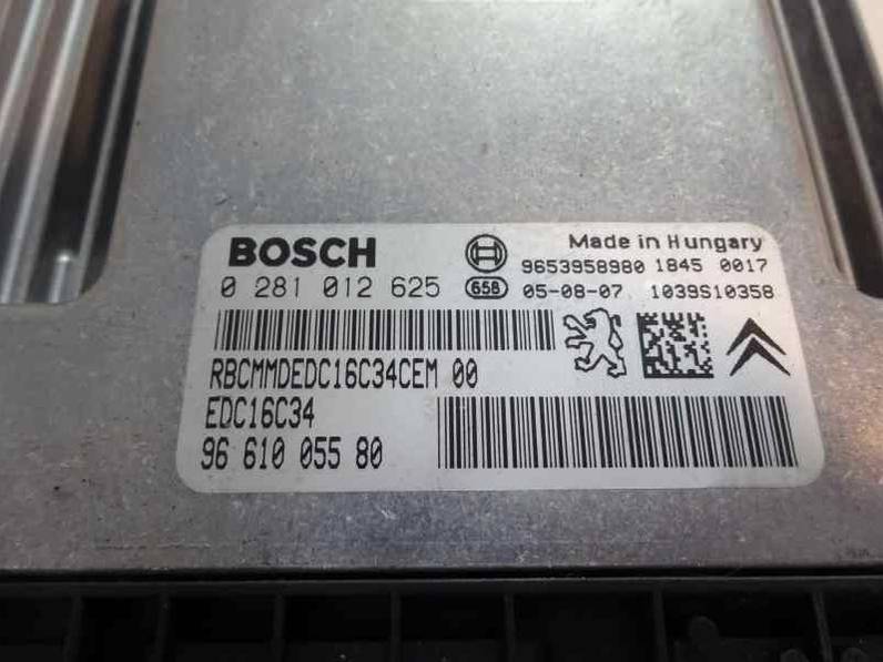 CENTRALITA MOTOR UCE PEUGEOT 407 2005 1.6 HDI (109 CV)