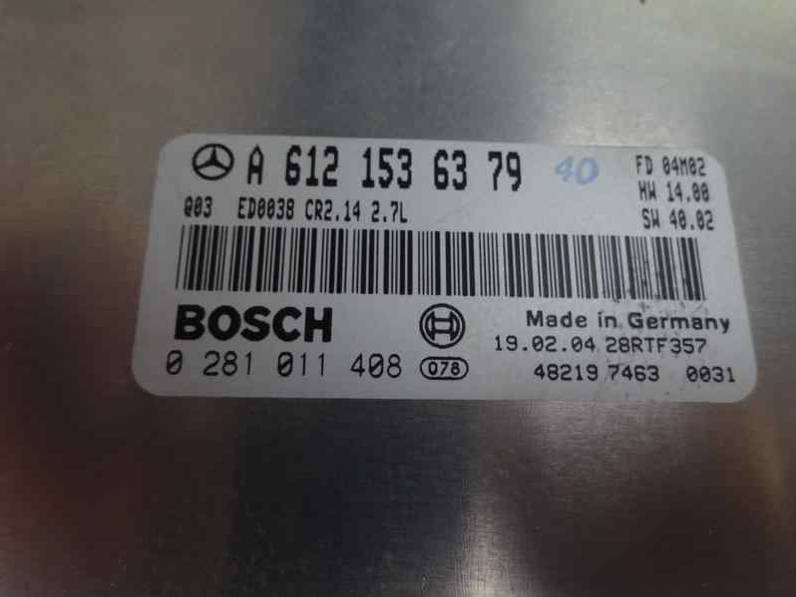 CENTRALITA MOTOR UCE MERCEDES CLASE M 2001 2.7 CDI 20V (163 CV)