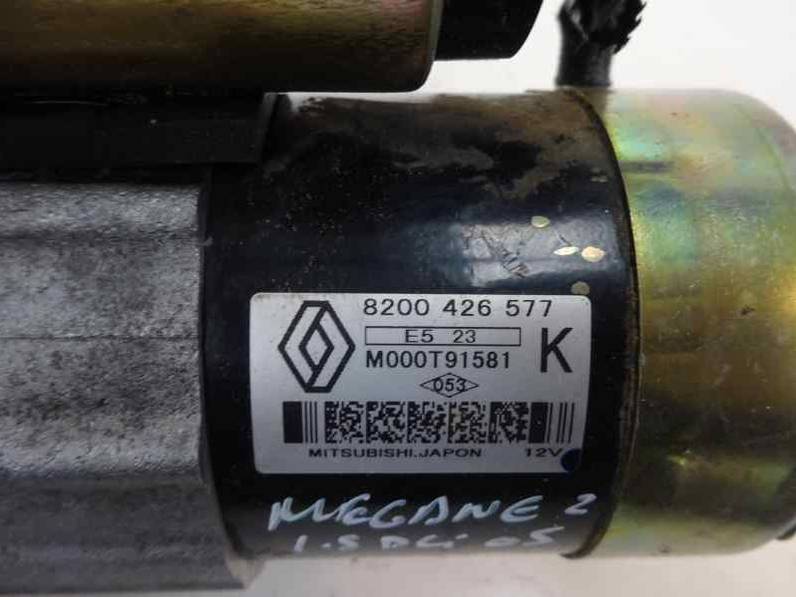 MOTOR ARRANQUE RENAULT MEGANE II BERLINA 5P 2005 1.5 DCI D (82 CV)