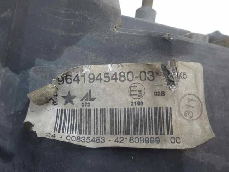 FARO ANTINIEBLA DERECHO PEUGEOT 407 2006 2.0 16V HDI (136 CV)