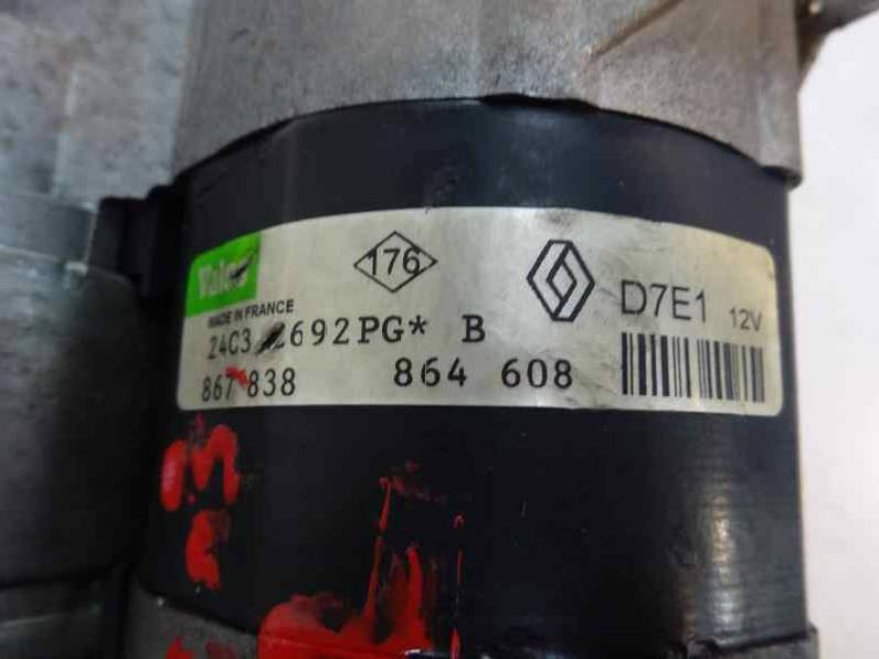 MOTOR ARRANQUE RENAULT CLIO II FASE II 2003 1.2 (58 CV)