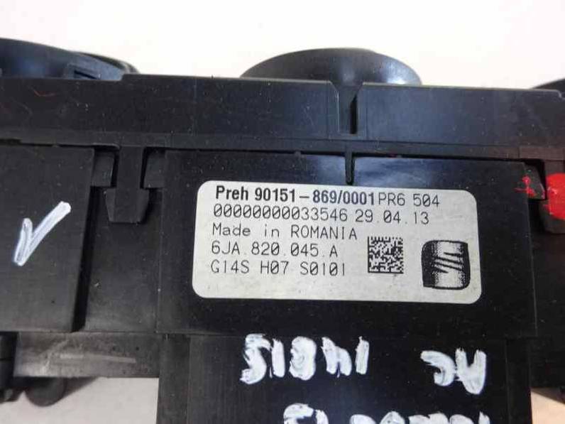 MANDO CALEFACCION AIRE ACONDICIONADO SEAT TOLEDO 2013 1.6 TDI (105 CV)