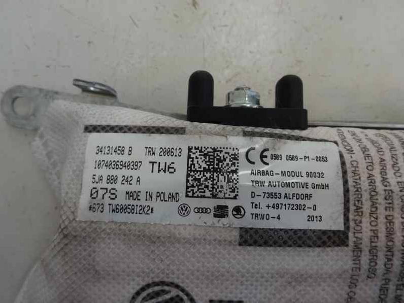 AIRBAG DELANTERO DERECHO SEAT TOLEDO 2013 1.6 TDI (105 CV)