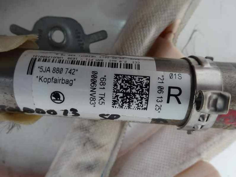 AIRBAG CORTINA DELANTERO DERECHO SEAT TOLEDO 2013 1.6 TDI (105 CV)