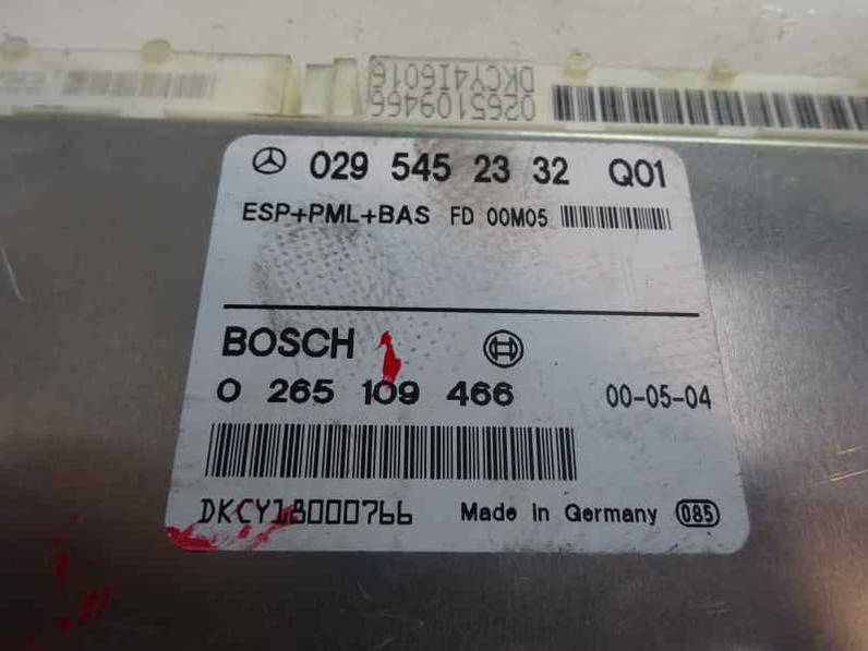 CENTRALITA ASR MERCEDES CLASE E BERLINA DIESEL 2000 2.7 CDI 20V (170 CV)