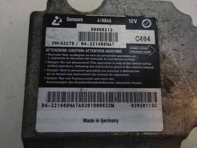 CENTRALITA AIRBAG ALFA ROMEO 156 SPORTWAGON 2005 2.4 JTD (136 CV)