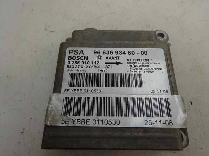 CENTRALITA AIRBAG PEUGEOT 207 2007 1.4 16V (88 CV)