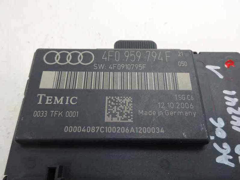 MODULO ELECTRONICO AUDI A6 BERLINA 2006 2.0 TDI (140 CV)