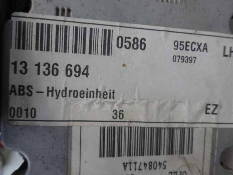 ABS OPEL VECTRA C BERLINA 2004 2.2 16V DTI (125 CV)