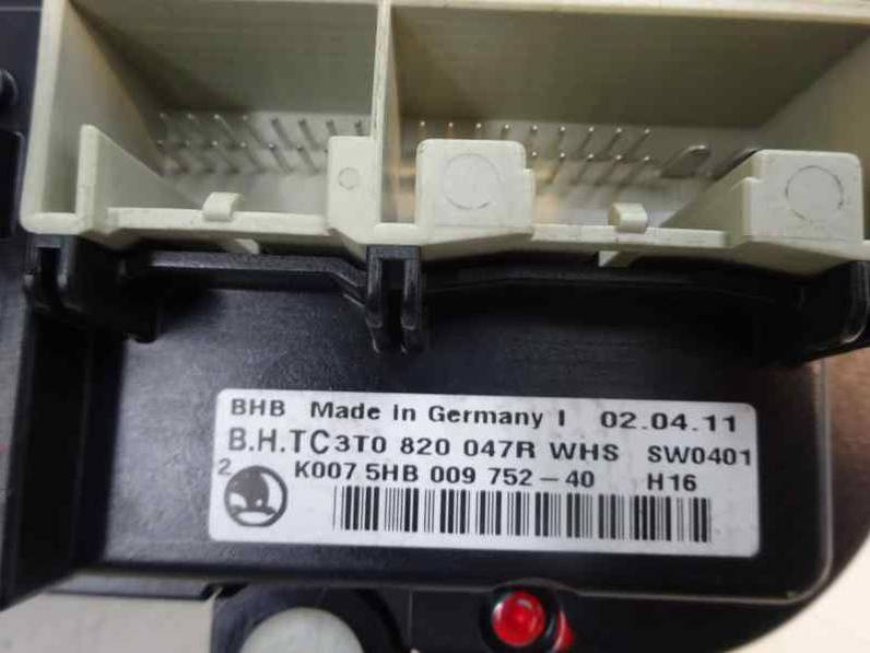 MANDO CALEFACCION AIRE ACONDICIONADO SKODA YETI 2011 1.2 TSI (105 CV)